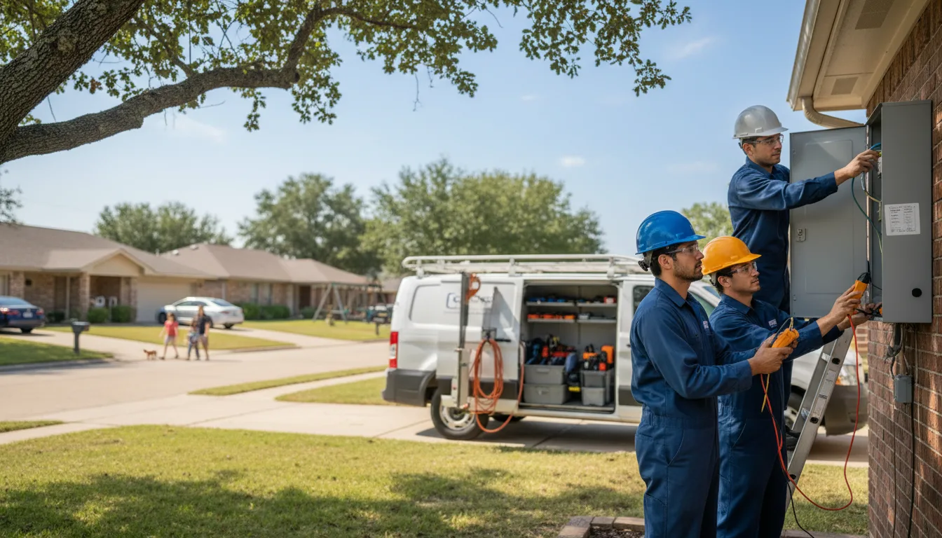 Certified electrician providing emergency electrical services in West Union, OH